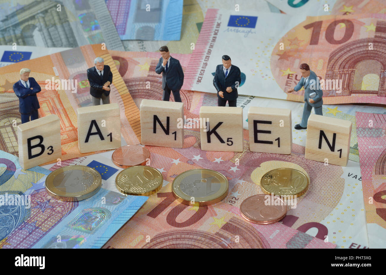 Symbolfoto Wirtschaftsbegriff Banken Banque D'Images