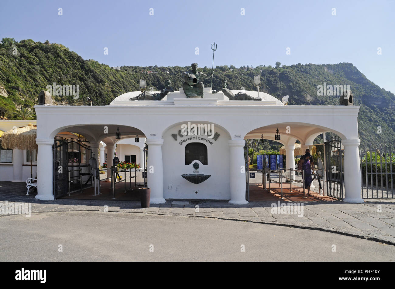 Giardini Poseidon, Forio, Ischia, Campanie, Italie Banque D'Images