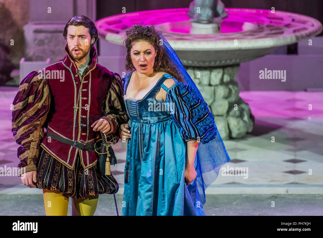 Florence, Italie. Florence, Italie. 29 août 2018. Soirée d'ouverture avec Don Giovanni de Mozart - dit : Guy Bell/Alamy Live News Crédit : Guy Bell/Alamy Live News Banque D'Images