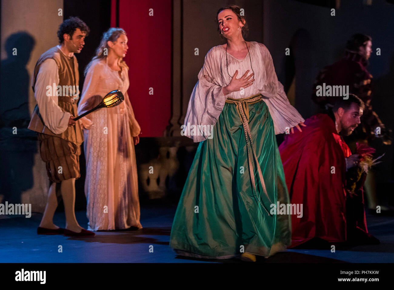 Florence, Italie. Florence, Italie. 29 août 2018. Soirée d'ouverture avec Don Giovanni de Mozart - dit : Guy Bell/Alamy Live News Crédit : Guy Bell/Alamy Live News Banque D'Images