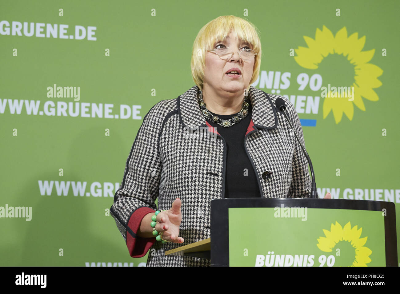 Claudia Roth, président de l'Alliance 90/Les Verts Pa Photo Stock - Alamy