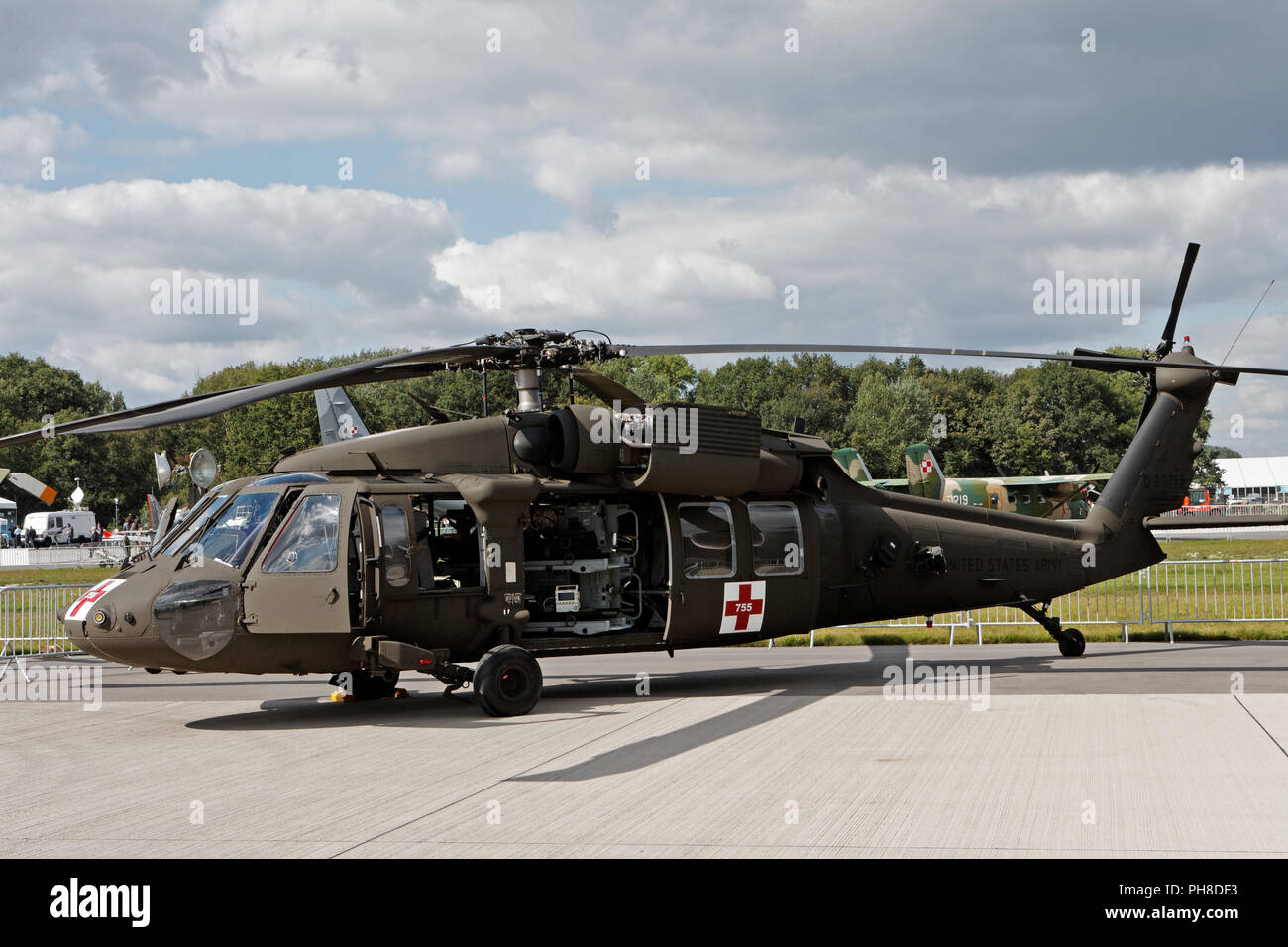 Sikorsky UH-60 US Air Force. Banque D'Images