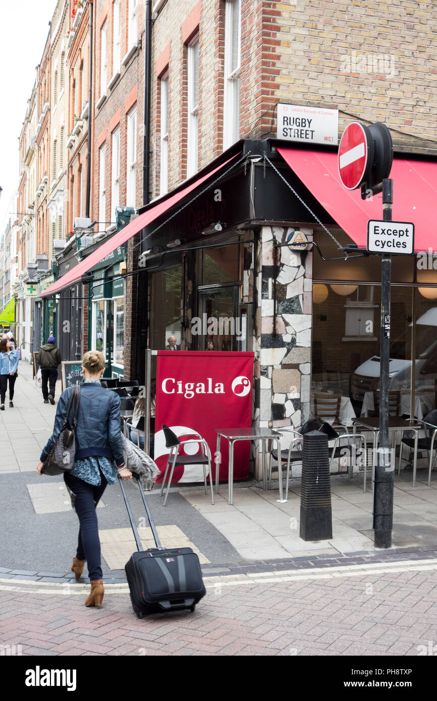 Cigala Restaurant, Lamb's Conduit Street, London, WC1N, UK Banque D'Images