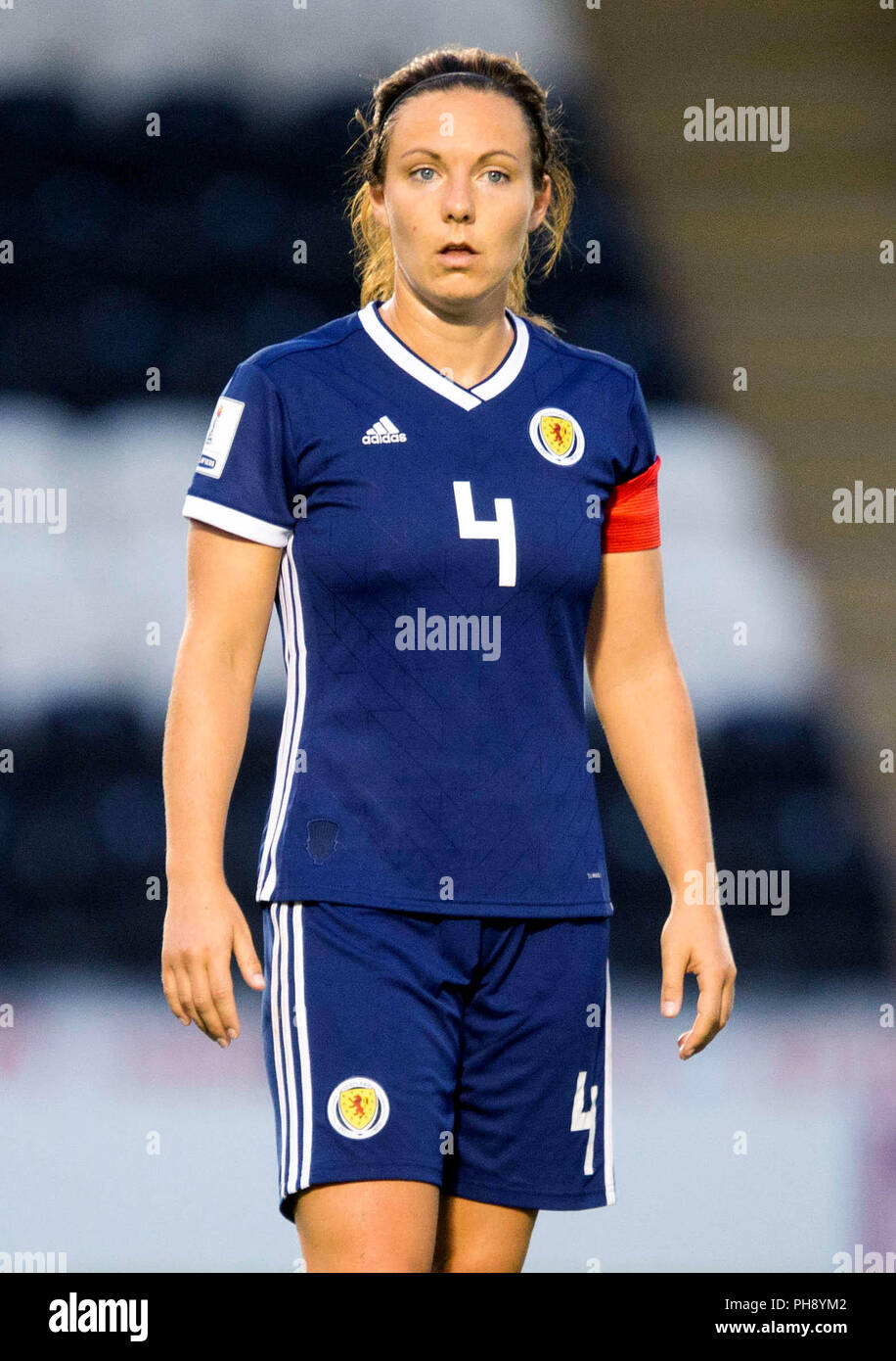 Scotland's Rachel Corsie pendant le match de qualification pour la Coupe du Monde à St Mirren Park, Paisley Banque D'Images