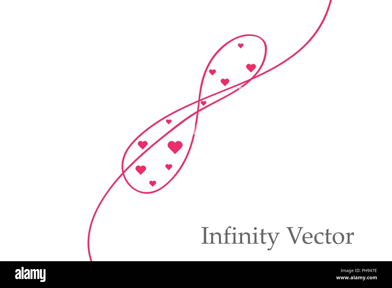 Signe De L Infini Et L Icone De CÅur Element De Mariage Pour Concept Mobile Et