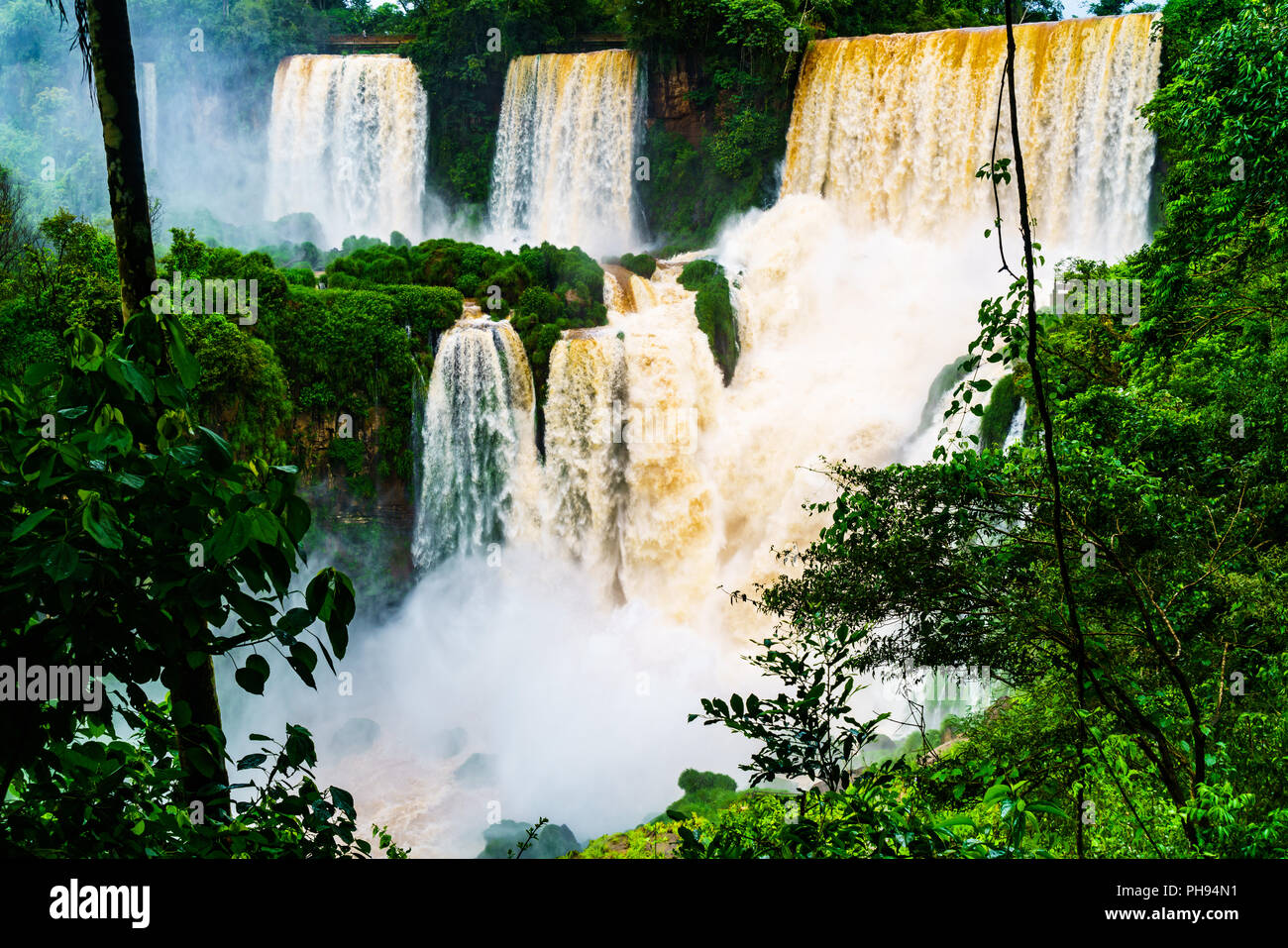 Chutes d'Iguaçu en Argentine Banque D'Images