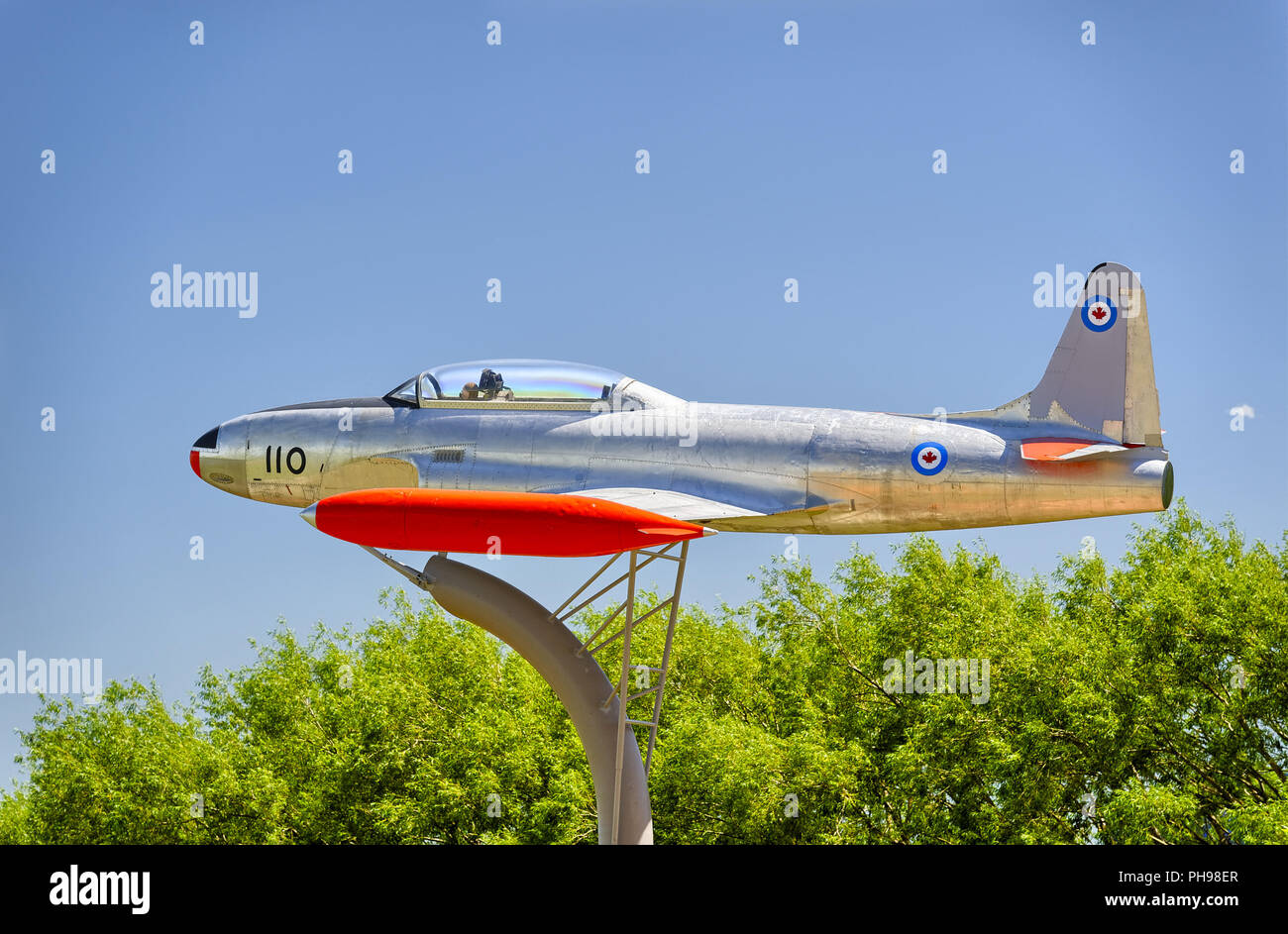 Lockheed T-33 Shooting Star Banque D'Images