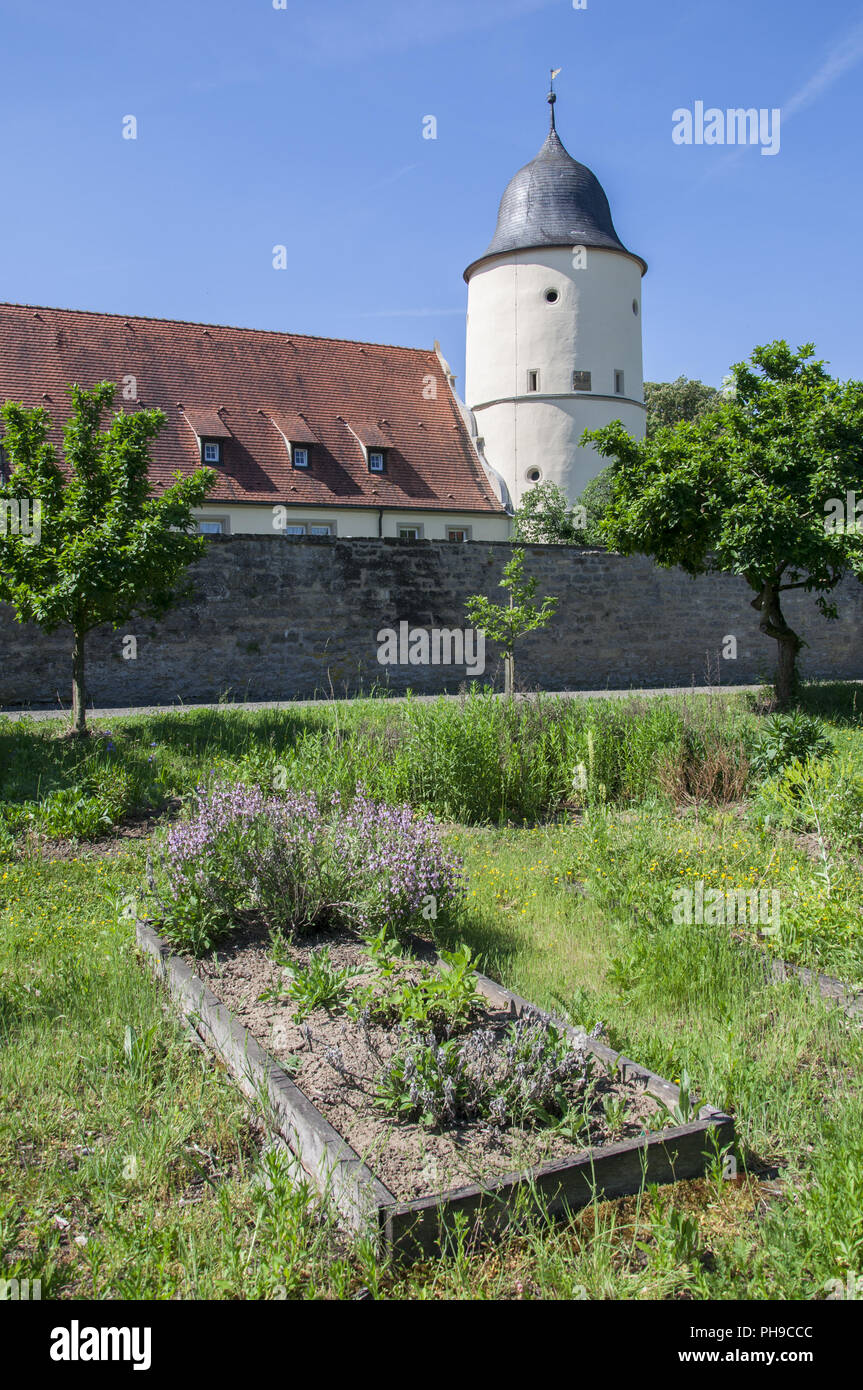 Dans le monastère de Schoental Jagst valley, Allemagne Banque D'Images