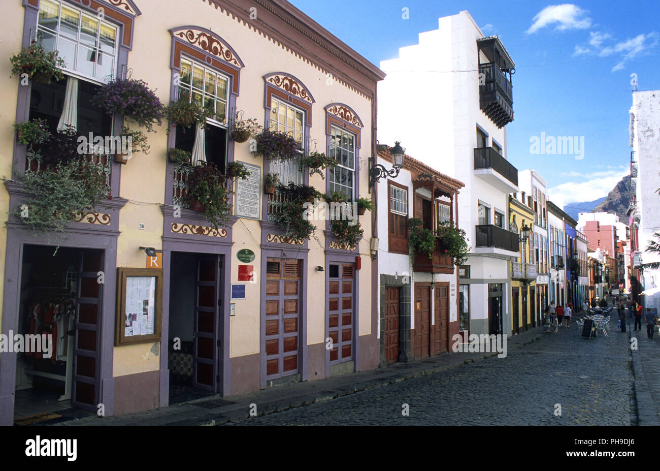 Santa Cruz de la Palma, Vieille Ville Banque D'Images