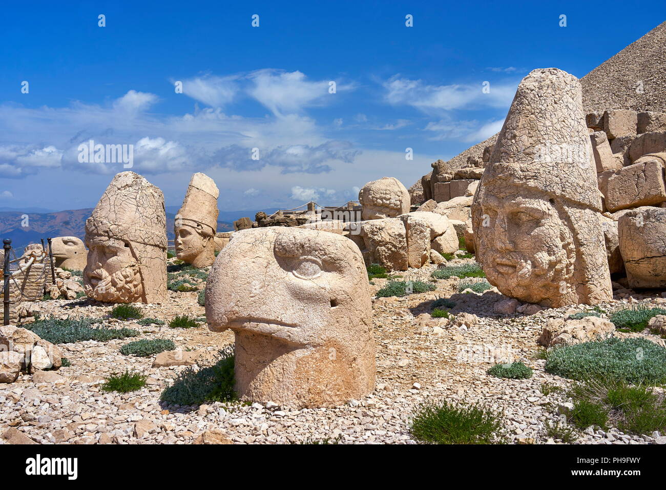 Parc National Mont Nemrut Dagi, Turquie Banque D'Images