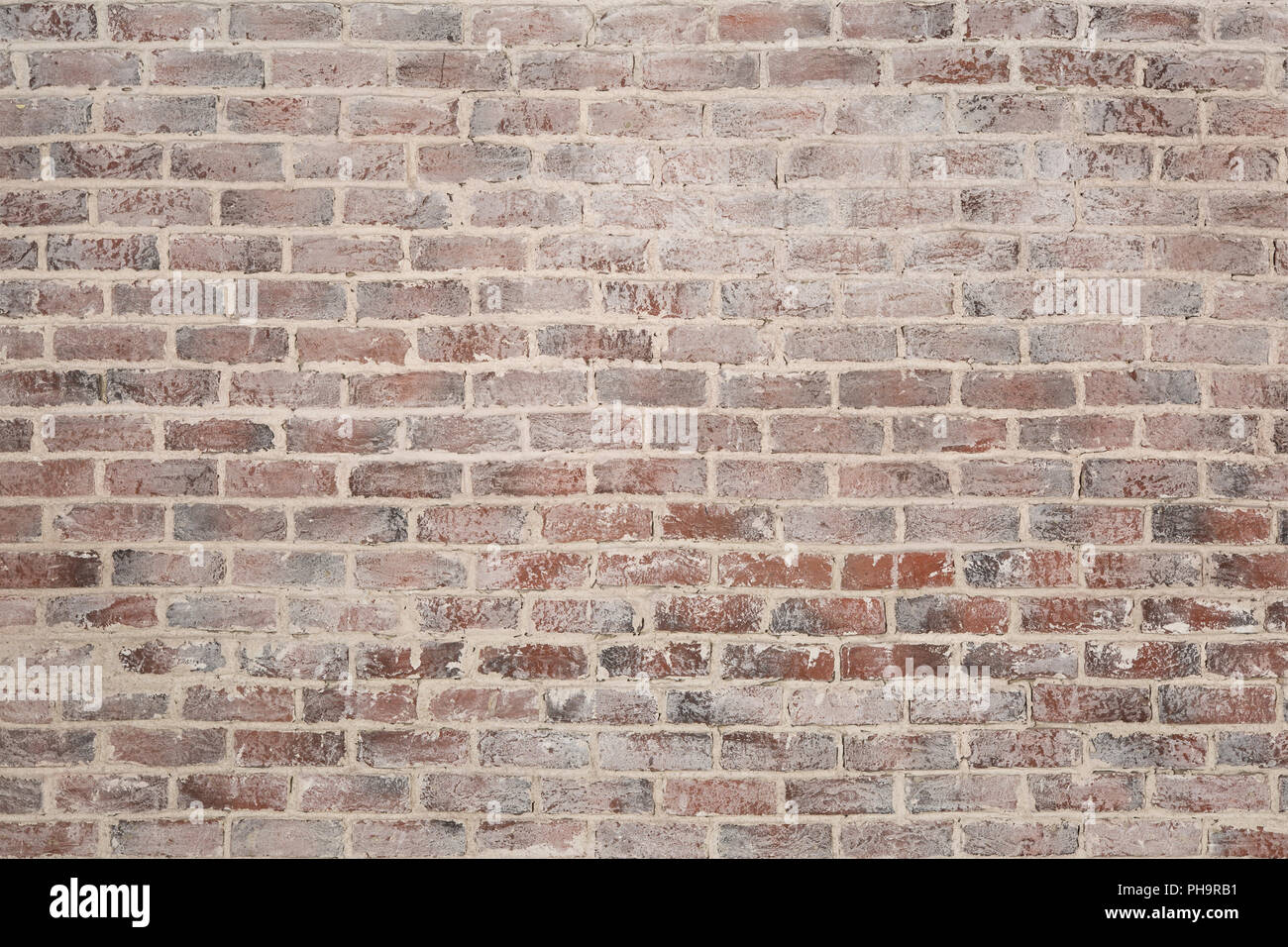 La texture du mur de brique rouge Banque D'Images