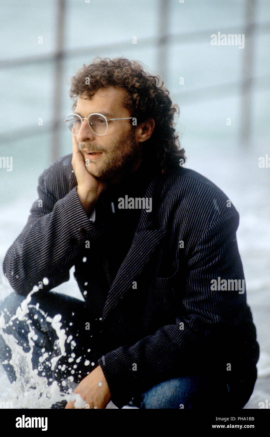 Michael Cretu sur 09.10.1988 à Saint-Malo. Dans le monde d'utilisation | Banque D'Images