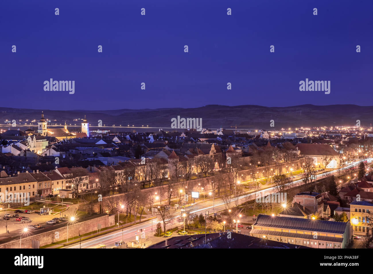 Le centre-ville de Sibiu Banque D'Images