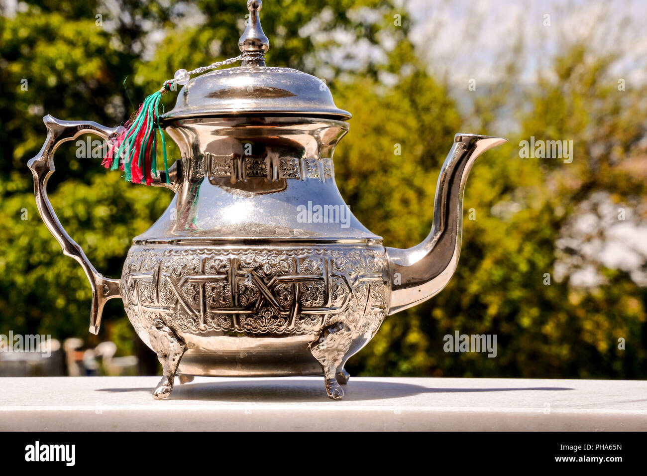 Pichet carafe style oriental thé carafe Photo Stock - Alamy