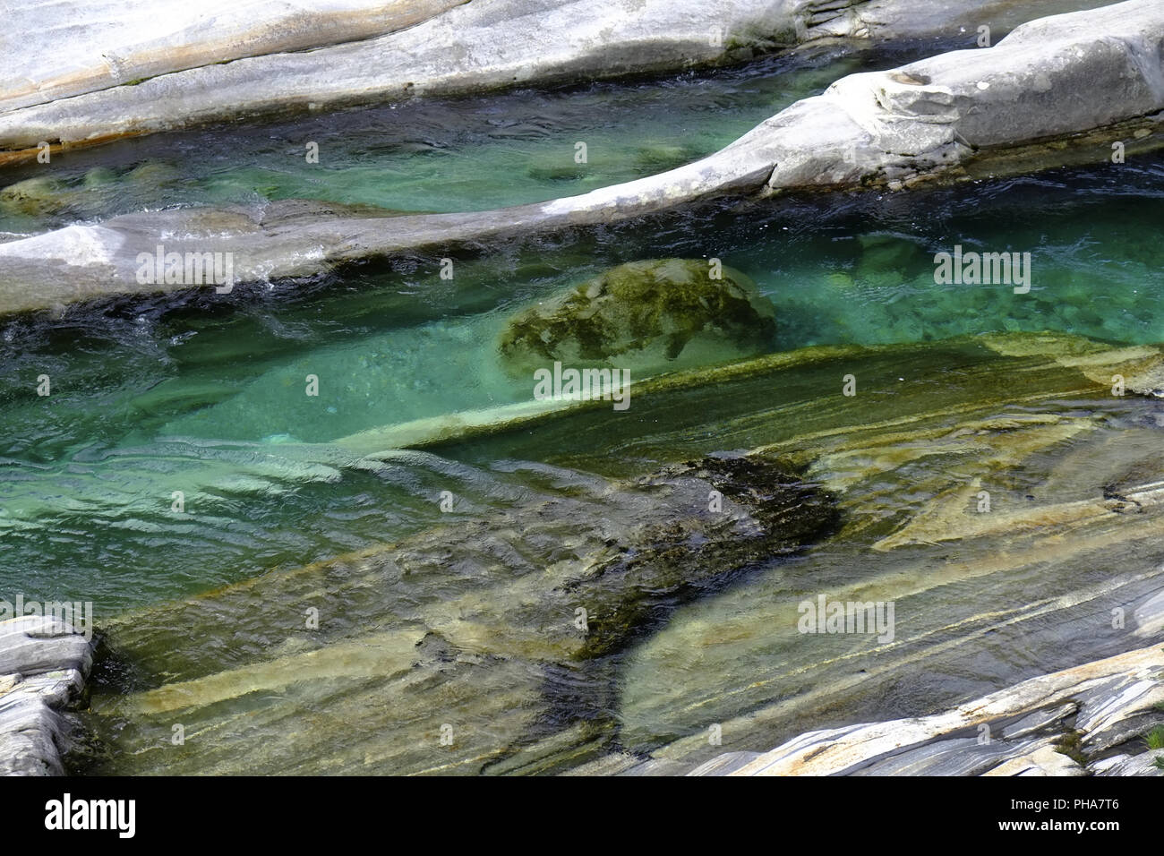 La rivière Verzasca, Tessin, Suisse Banque D'Images