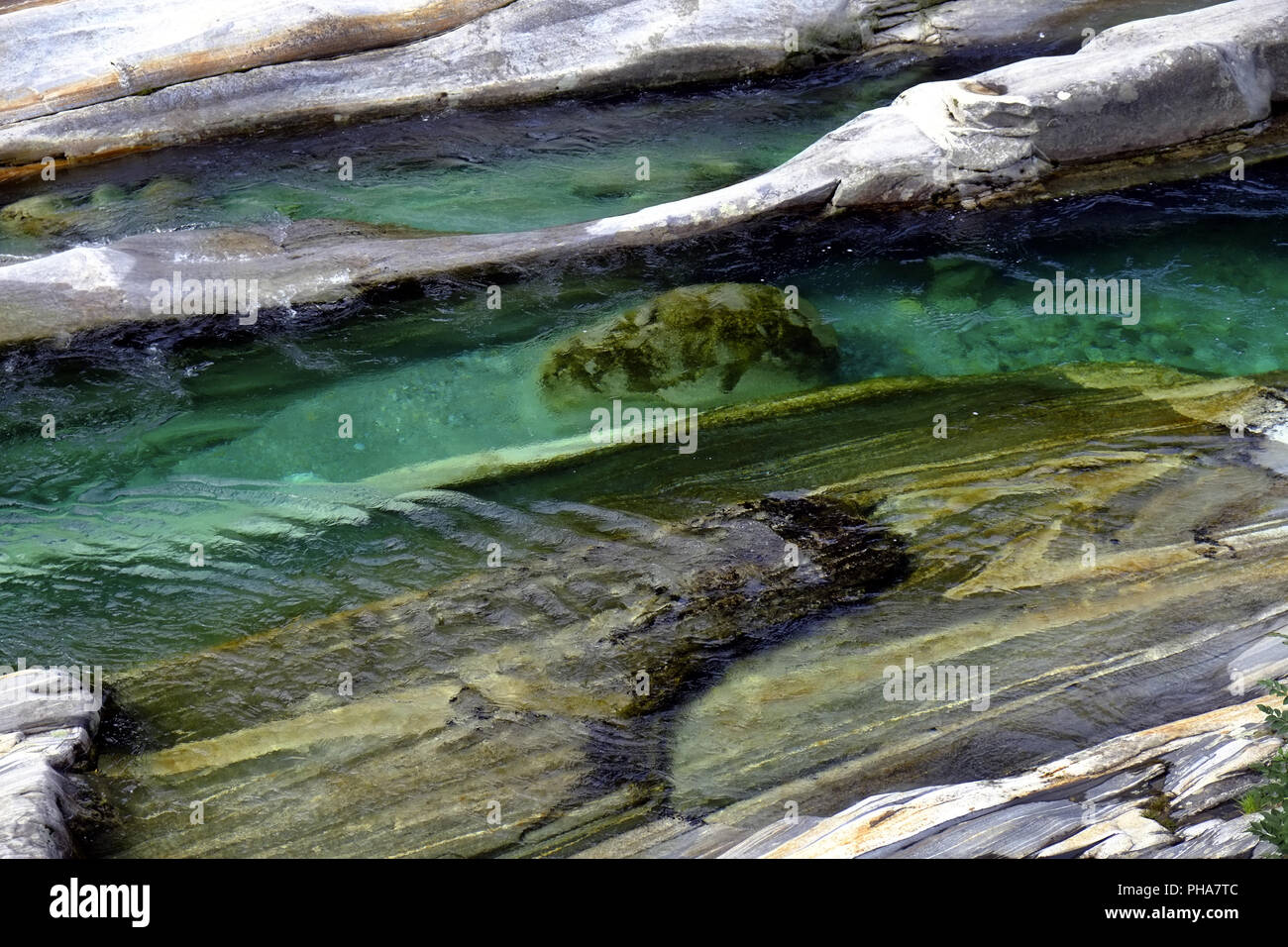 La rivière Verzasca, Tessin, Suisse Banque D'Images