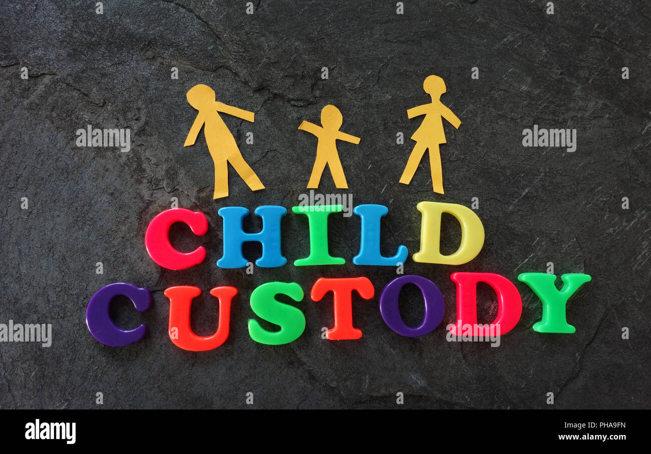 La garde des lettres Banque D'Images