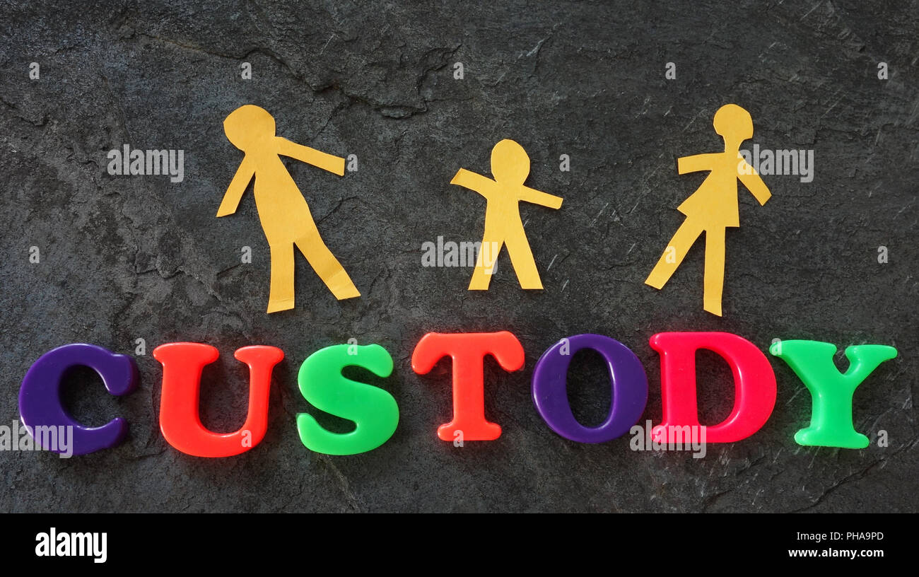 Concept de garde d'enfant Banque D'Images