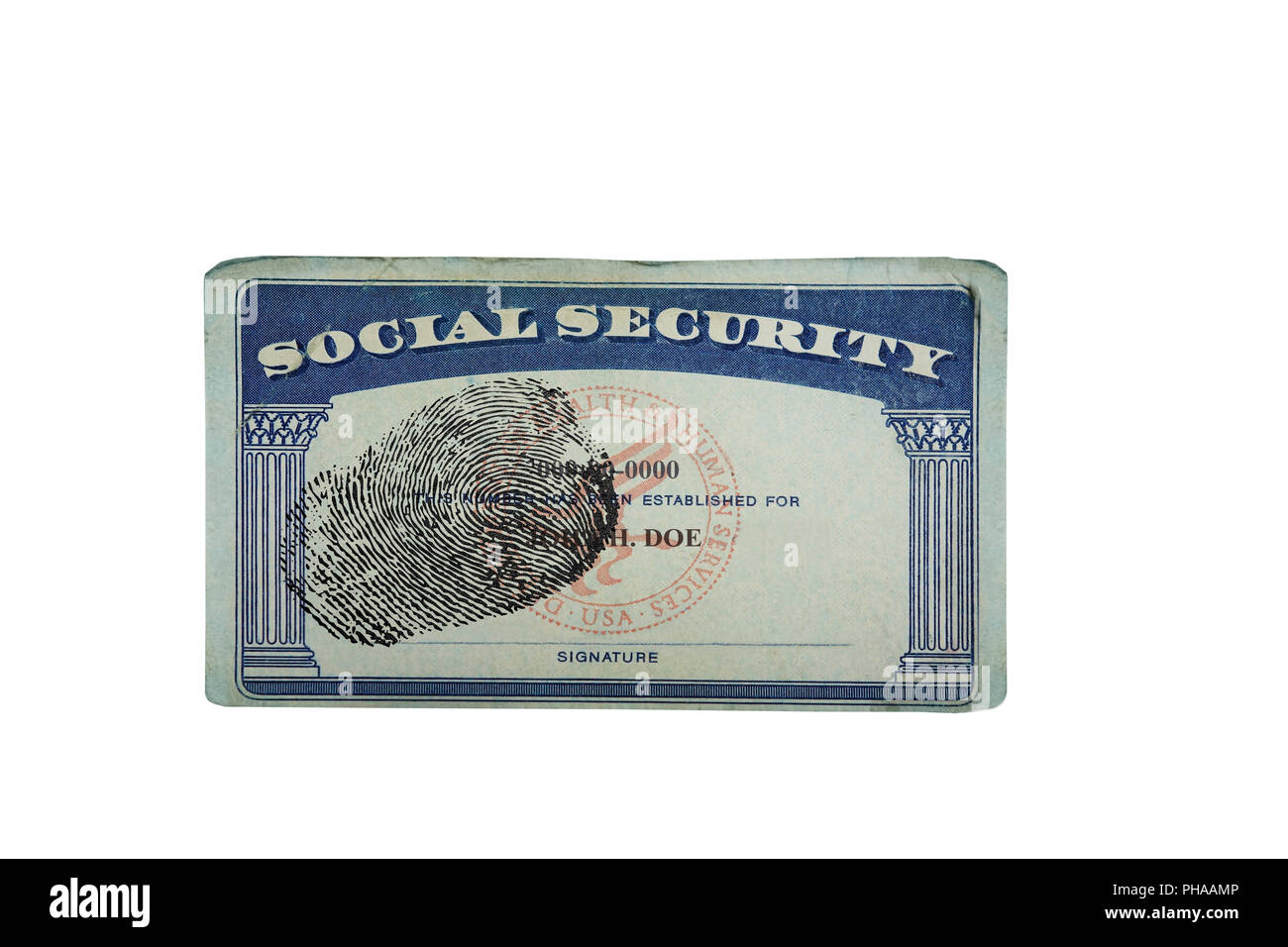 Imprimer Carte SS Banque D'Images