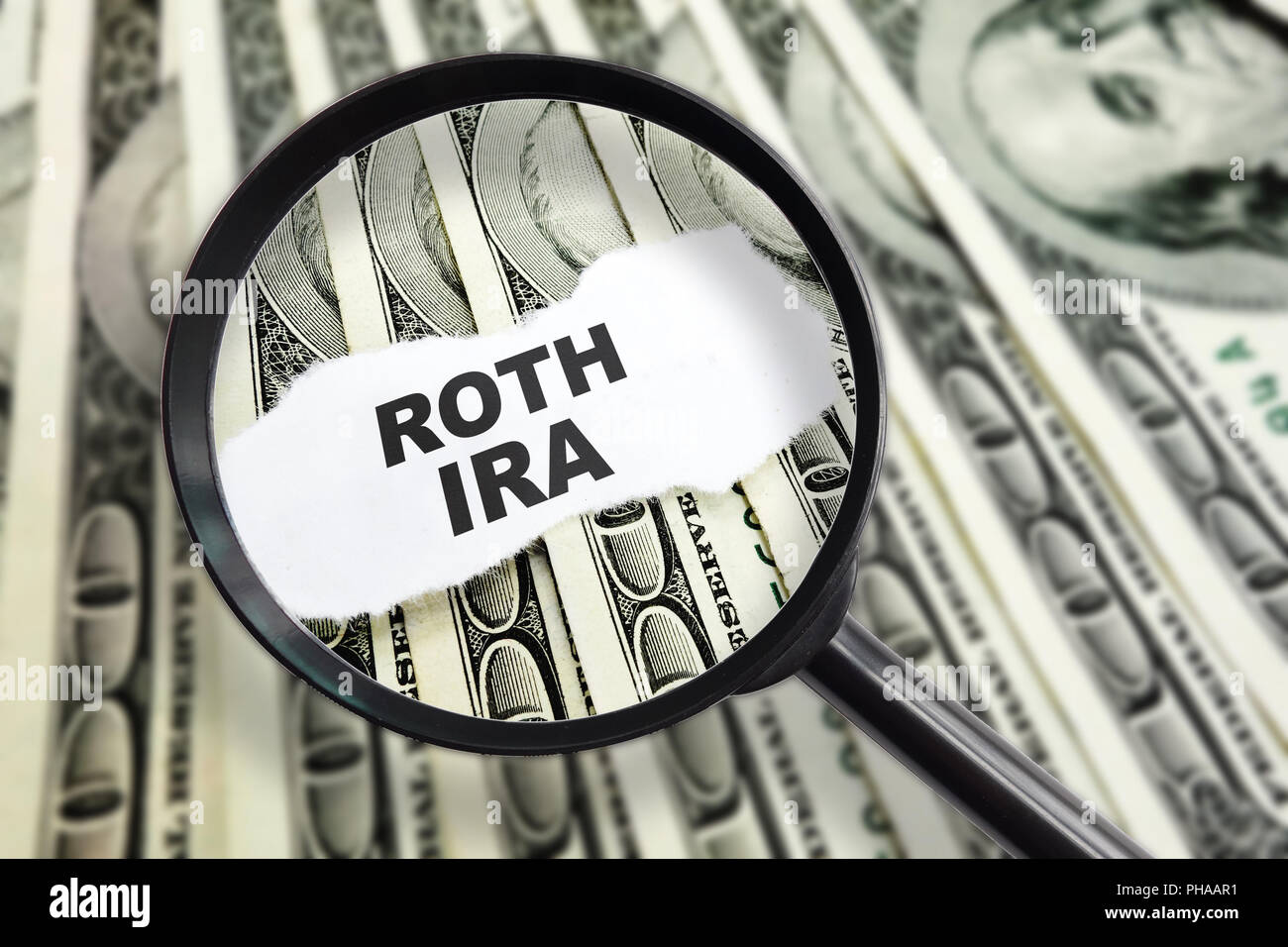 Amplifiées Roth IRA Banque D'Images