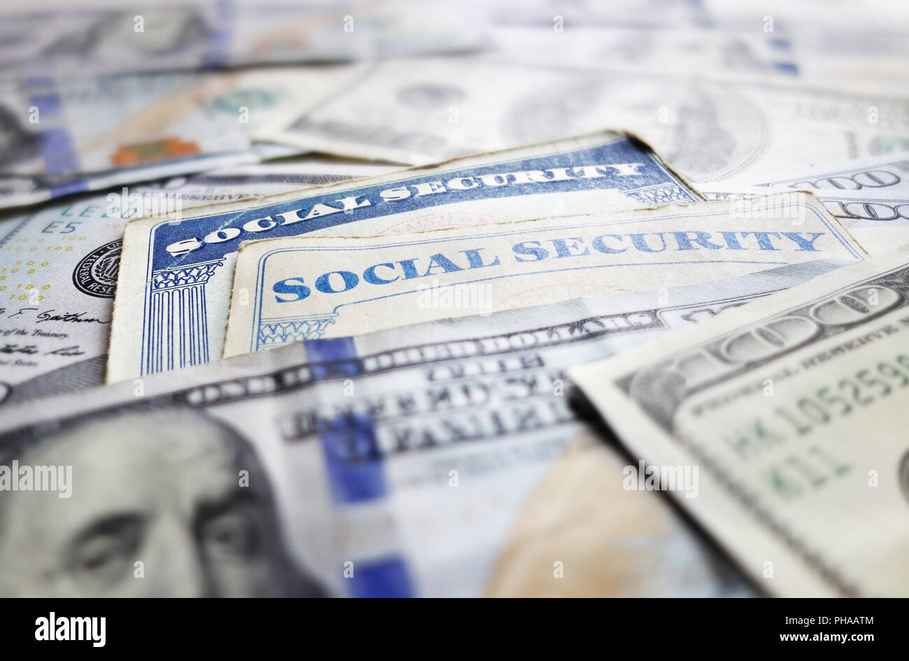 La carte de sécurité sociale Banque D'Images