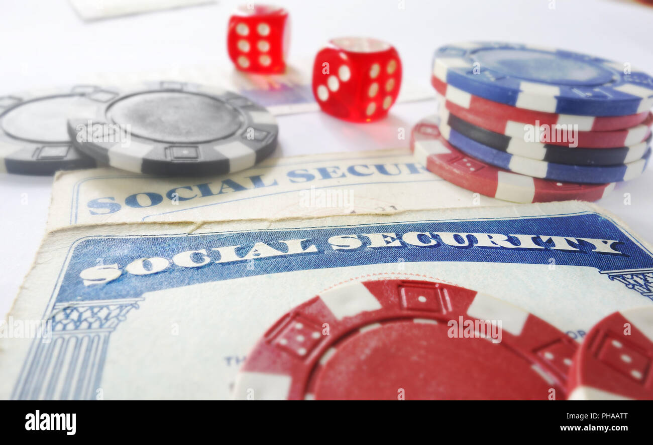 Concept de risque de sécurité sociale Banque D'Images