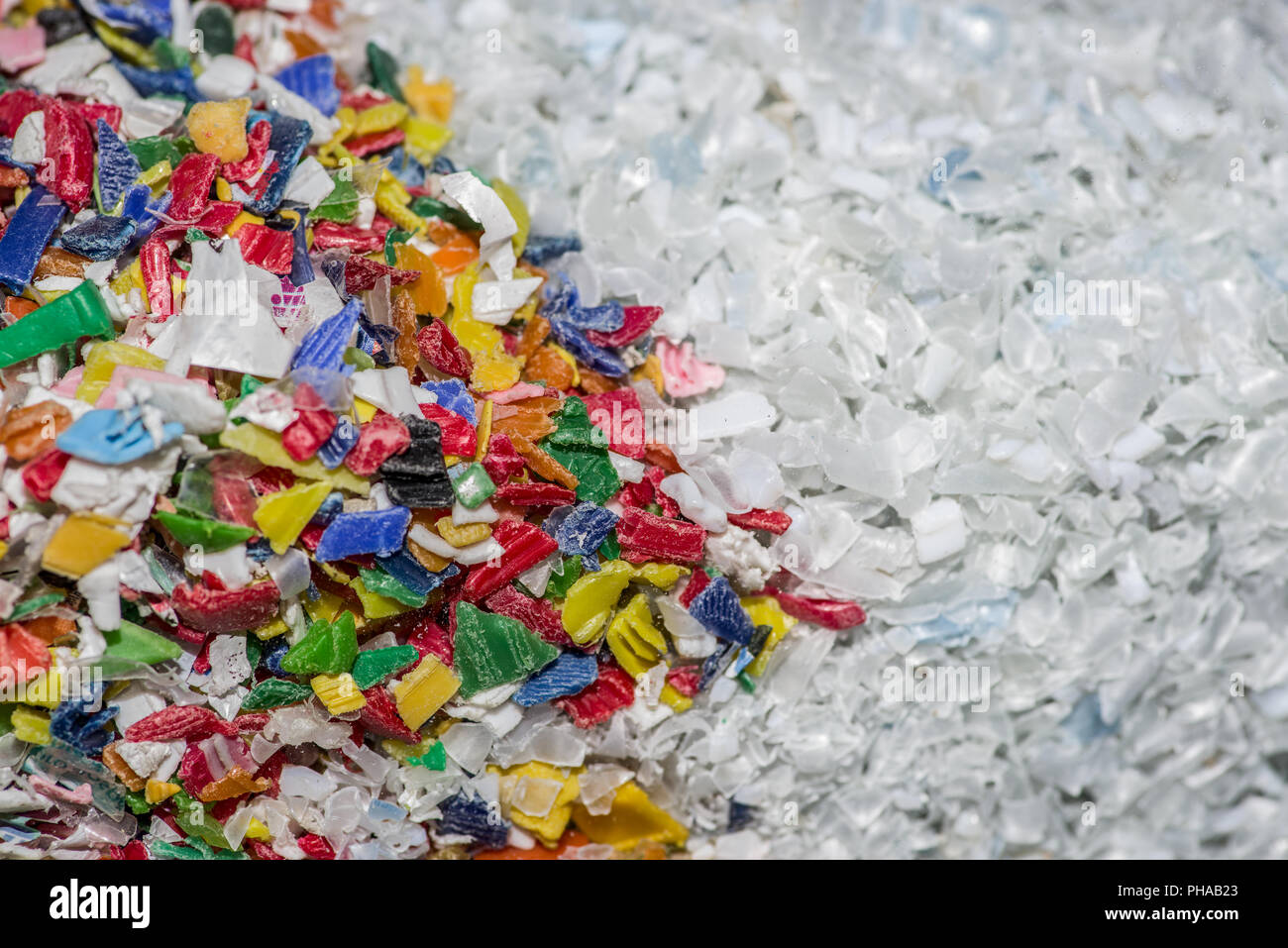 Déchets de matières plastiques Banque D'Images