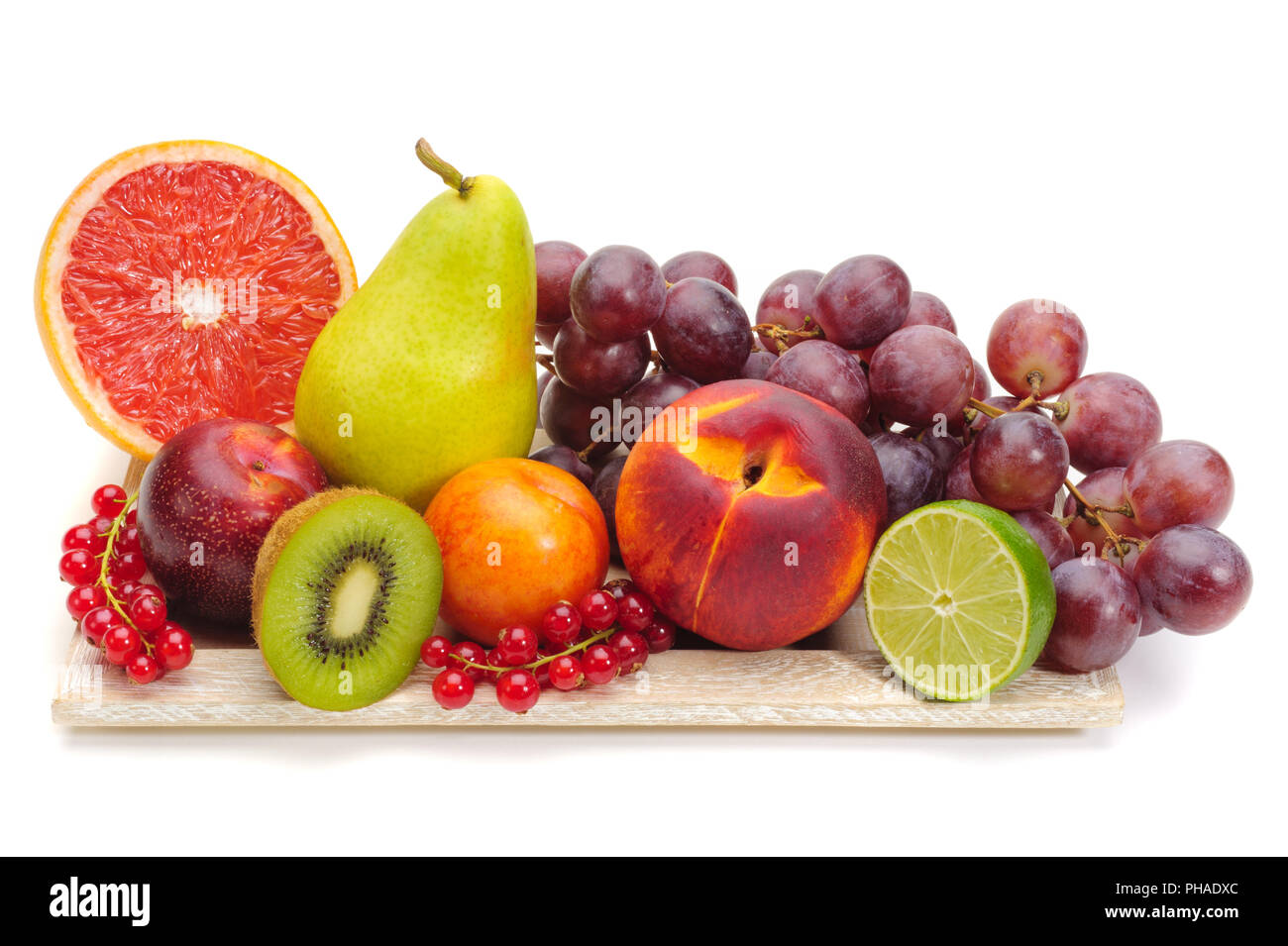 Arrangement de fruits frais sur la table Banque D'Images