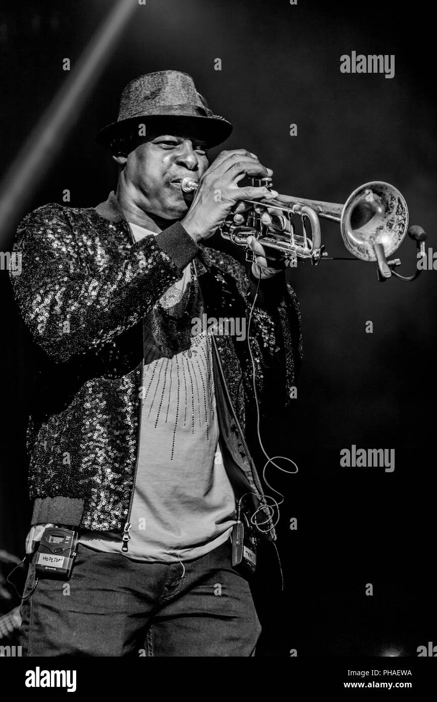 Photos de chanteur de reggae et de la légende Beres Hammond à l'O2 Brixton Academy, London 2018. ©O.Giuliano Eboulia/graphikvision.com Banque D'Images