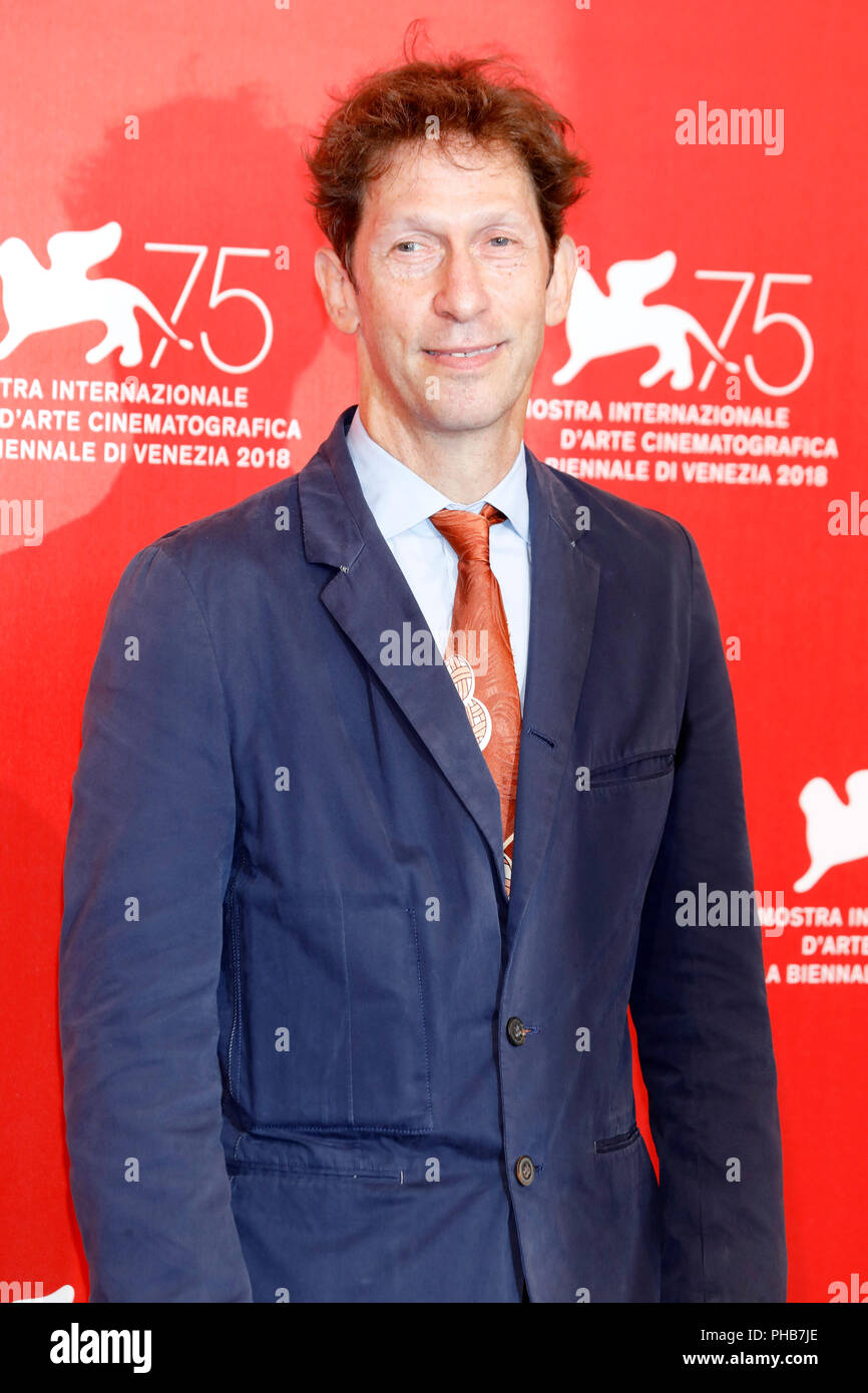 Venise, Italie. Août 31, 2018. Tim Blake Nelson assiste à la "La ballade de Buster Scruggs' photocall au cours de la 75e Festival du Film de Venise au Palazzo del Casino le 31 août 2018 à Venise, Italie. Crédit : John Rasimus/Media Punch ***France, Suède, Norvège, Finlande, USA, Denark, la République tchèque, l'Amérique du Sud seulement***/Alamy Live News Banque D'Images