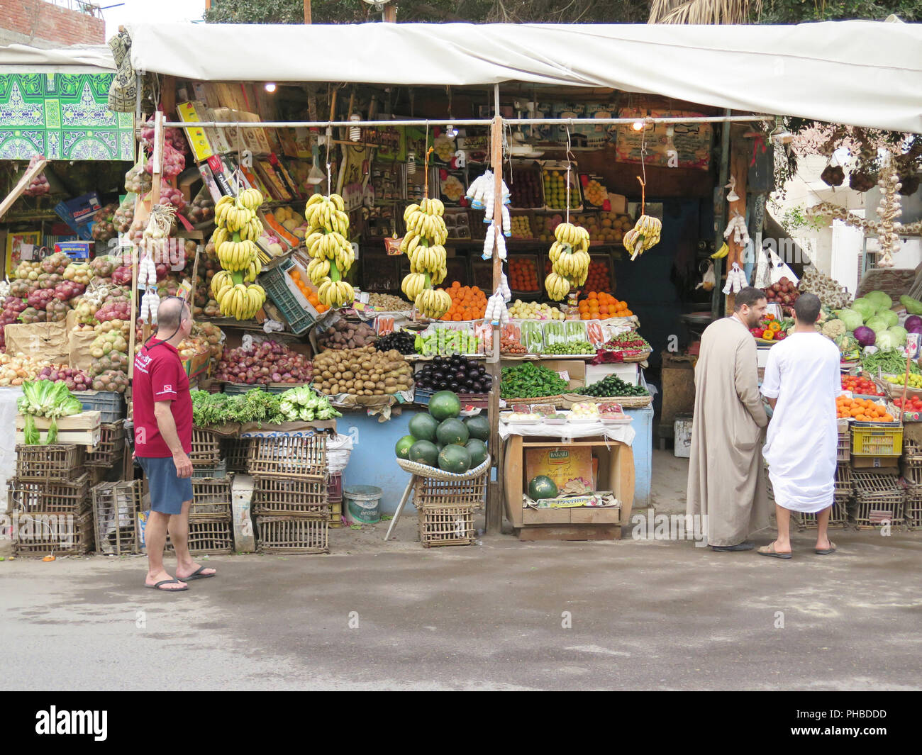 Obst, Laden, Hurghada, Aegypten Banque D'Images