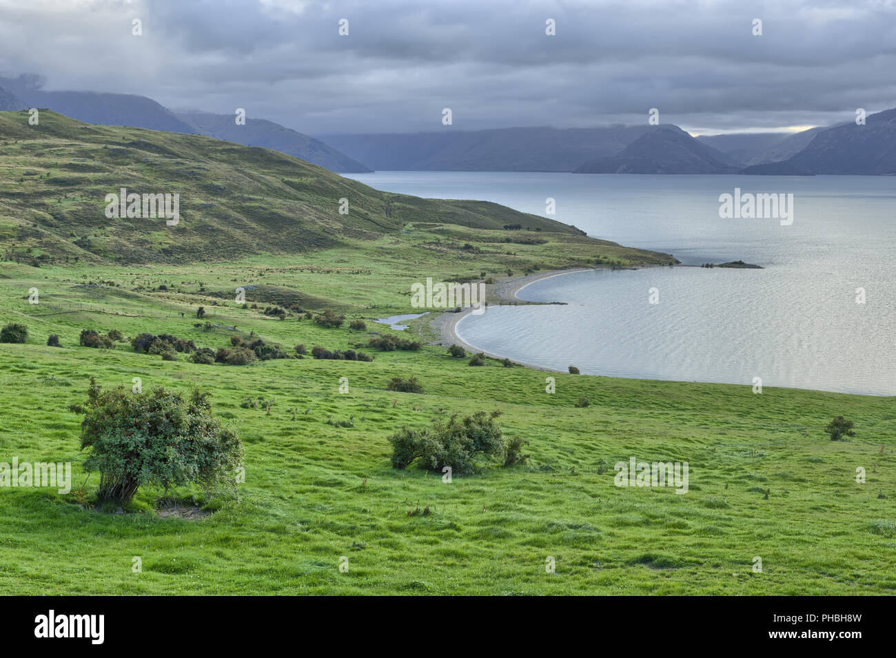 Lake Hayes, Nouvelle-Zélande Banque D'Images