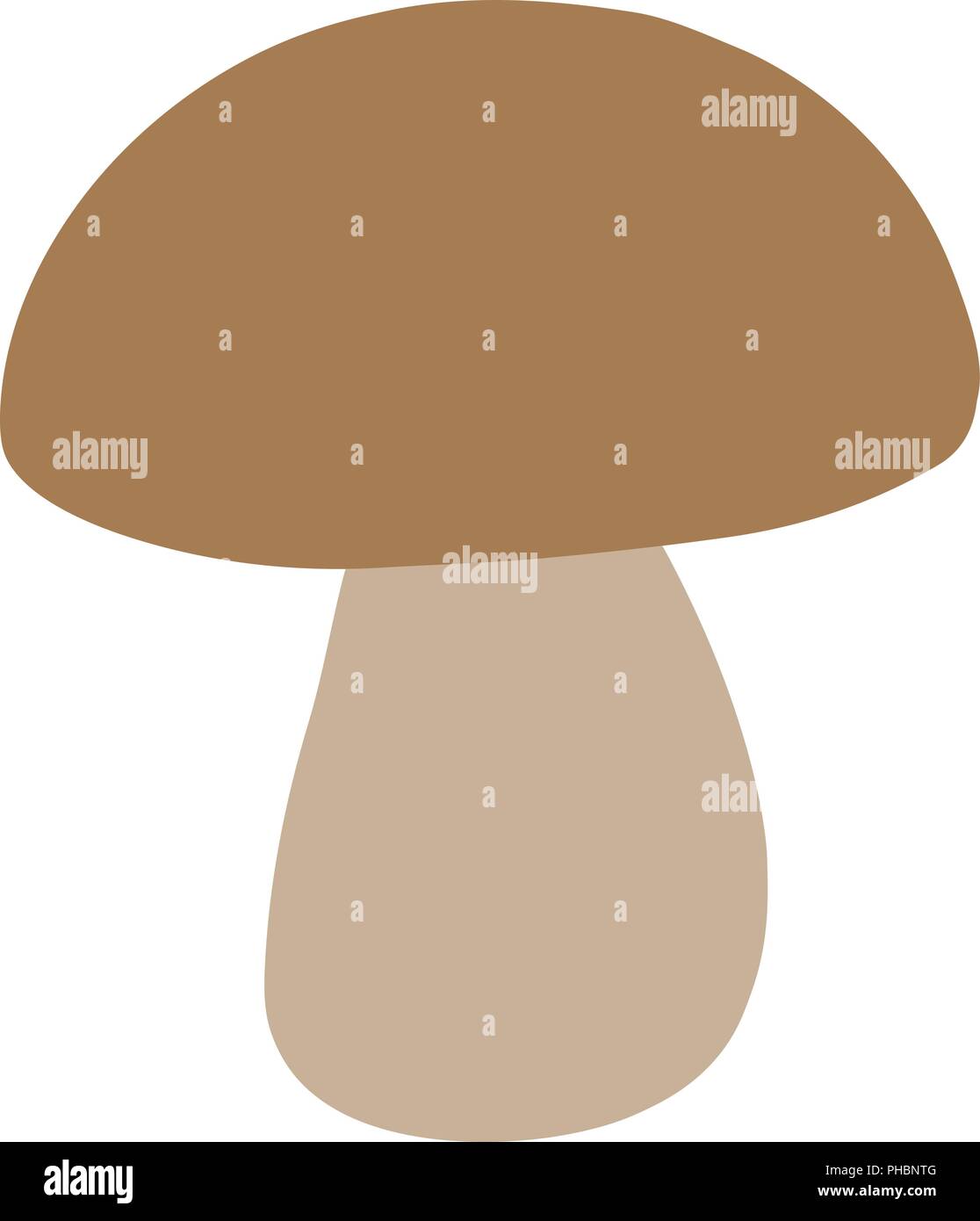 Application couleurs pour colorier, champignons. logo et conception simple dessin pour les enfants. Illustration de Vecteur