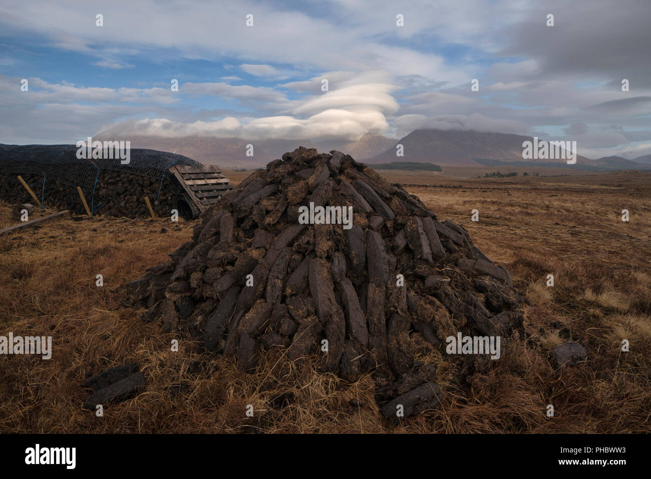 Connemara, comté de Galway, Connacht, République d'Irlande, Europe Banque D'Images