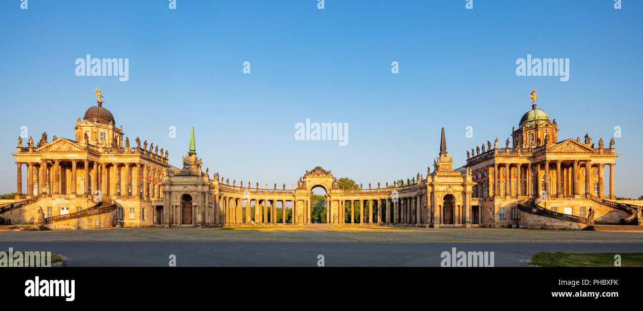 Bâtiment de l'université de Potsdam, parc de Sanssouci, UNESCO World Heritage Site, Potsdam, Brandebourg, Allemagne, Europe Banque D'Images