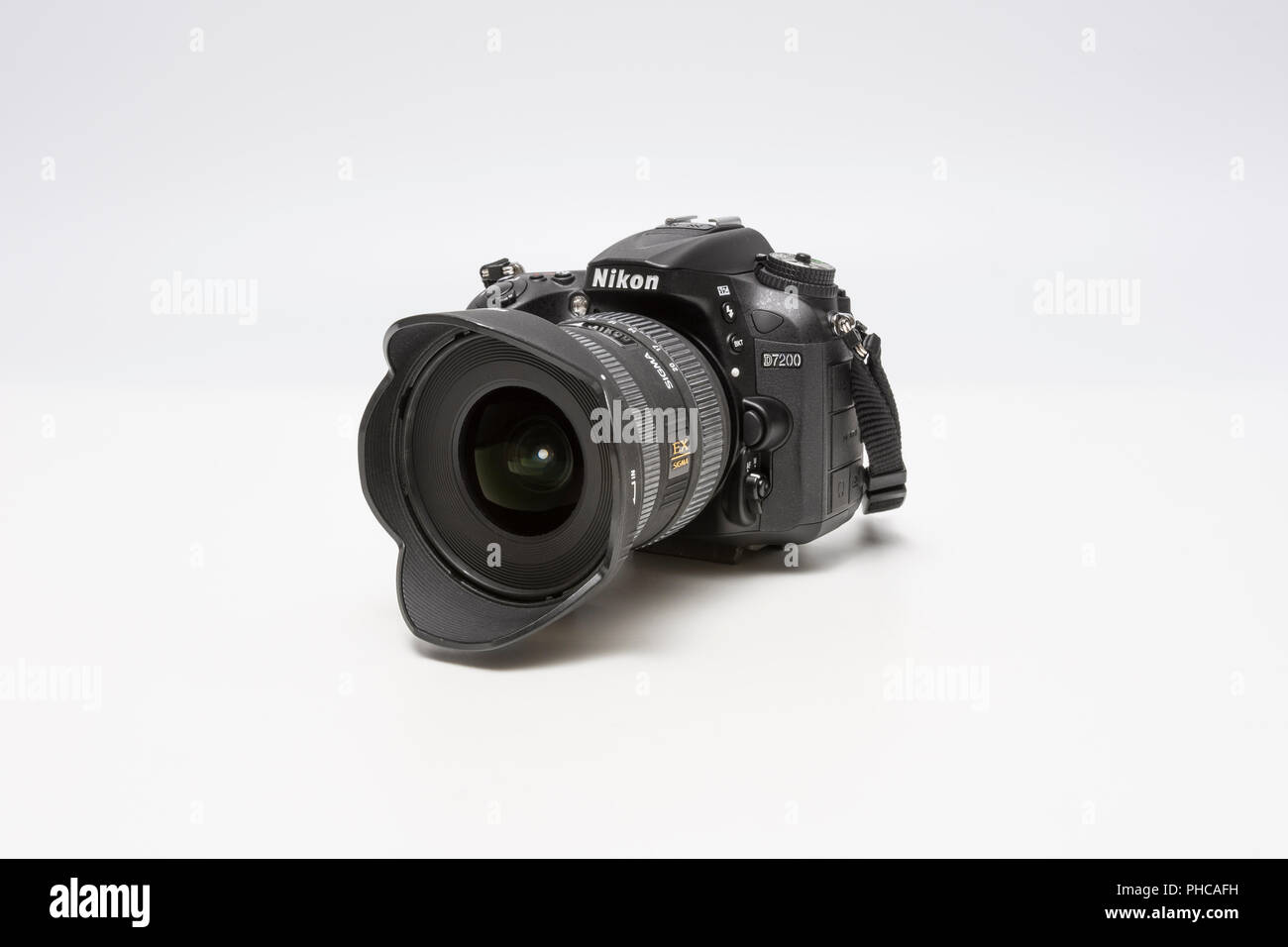 Nikon D7200 avec un Sigma 10-20 mm grand angle. Banque D'Images