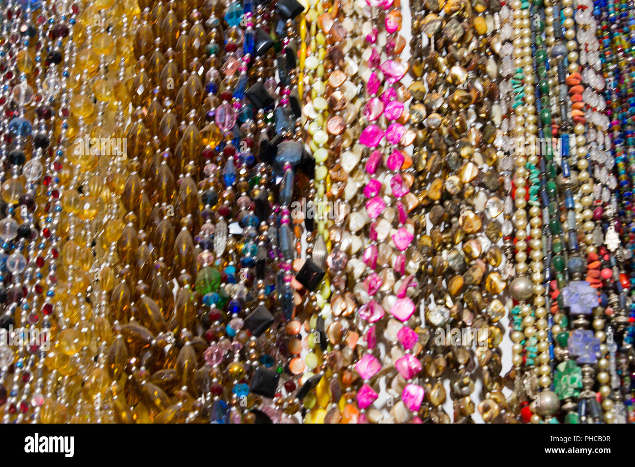 Marché de bijoux maroc Banque D'Images