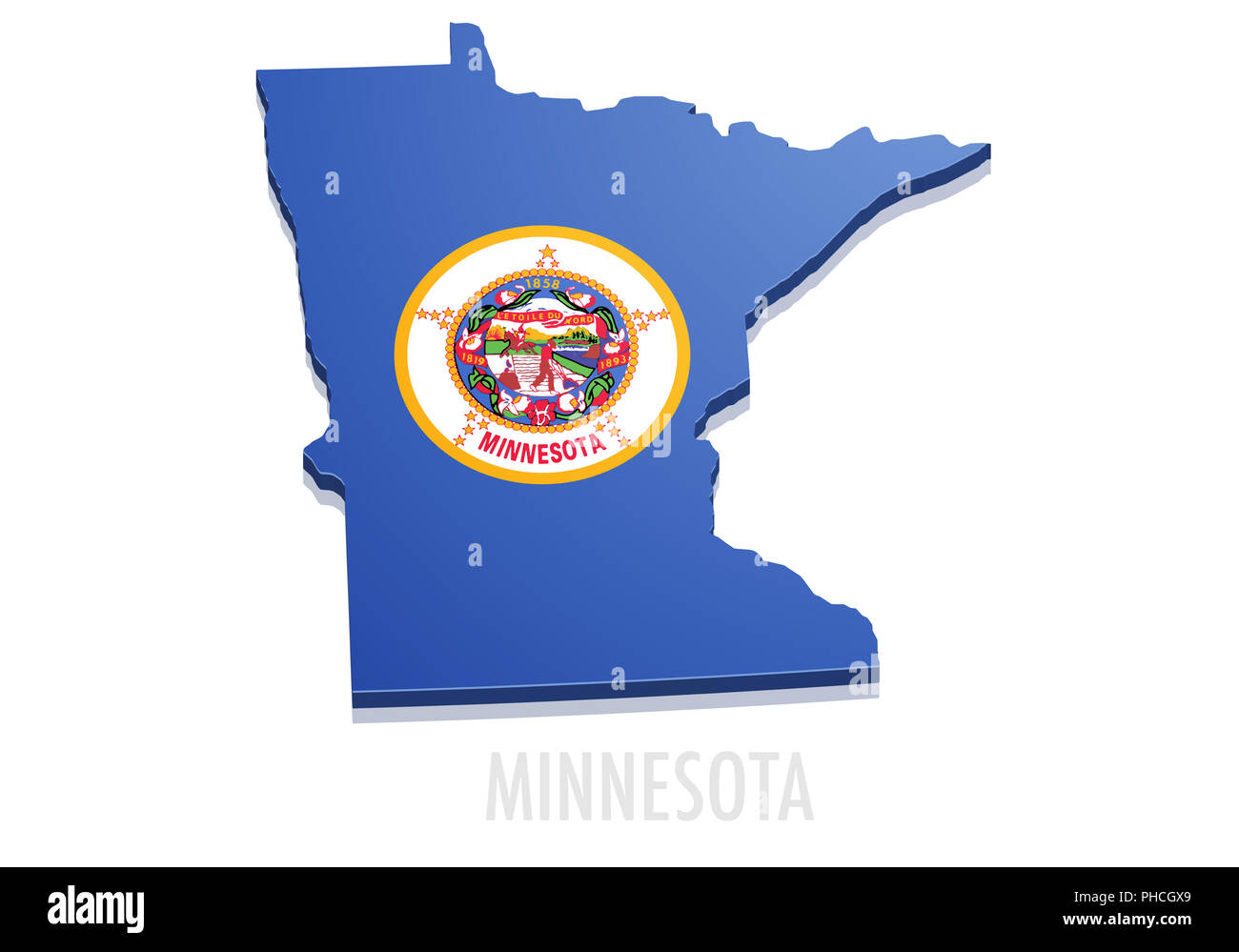 Site État du Minnesota Banque D'Images