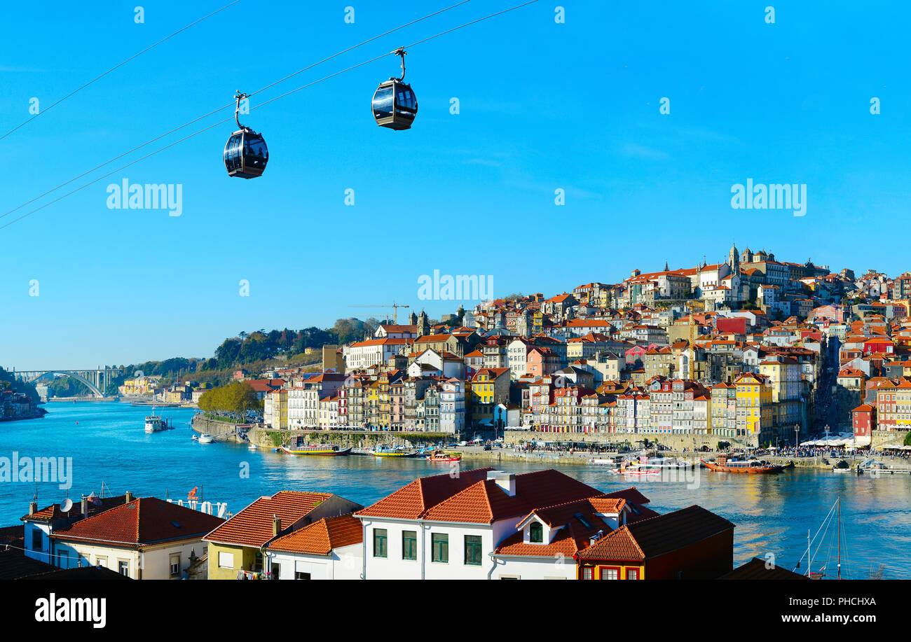 Téléphérique de Porto, Portugal Photo Stock - Alamy