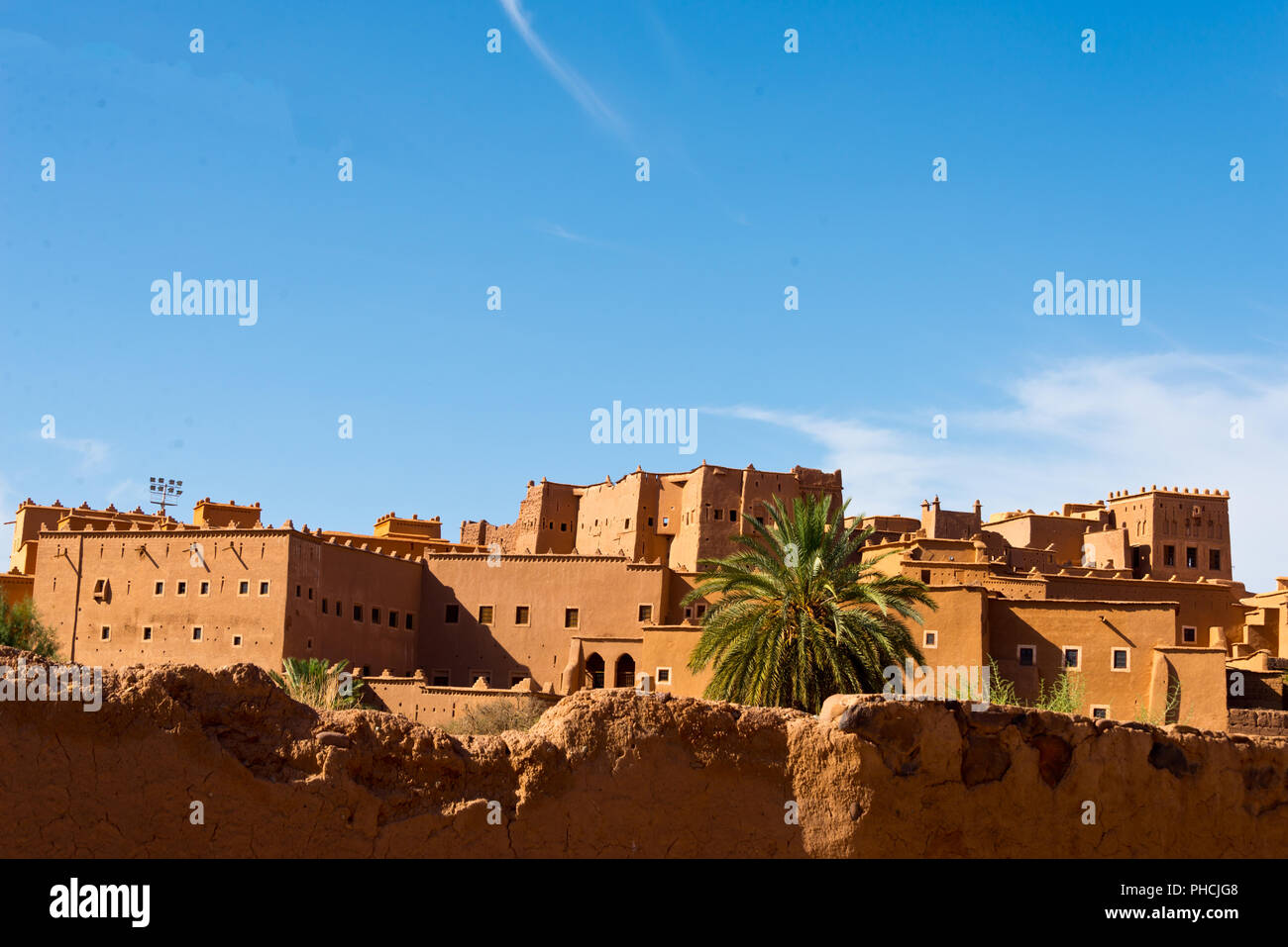 Ville Berbère marocain Ouarzazate Banque D'Images