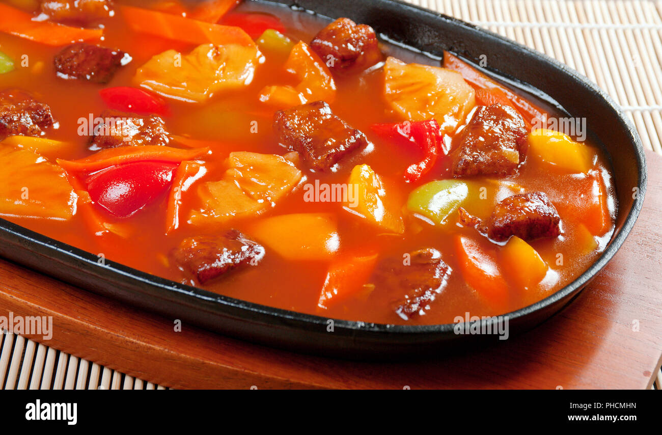 Viande de porc aigre Banque de photographies et d’images à haute