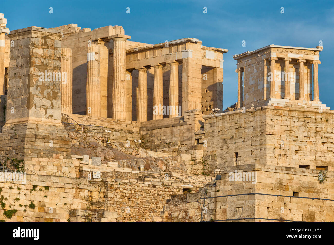 Acropole de aréopage hill, Athènes, Grèce Banque D'Images