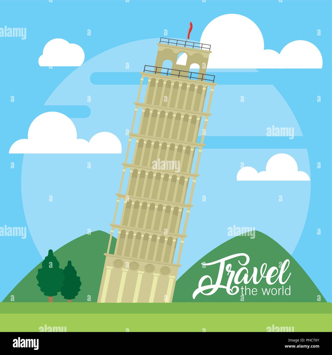 Le Monde De Voyage Carte Avec Tour De Pise Vector Illustration Graphic Design Image Vectorielle Stock Alamy Le Monde De Voyage Carte Avec Tour De Pise Vector Illustration Graphic Design Image Vectorielle Stock Alamy