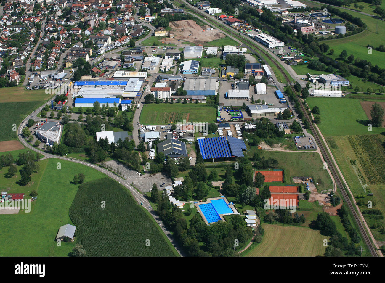 Parc industriel à Steinen Banque D'Images