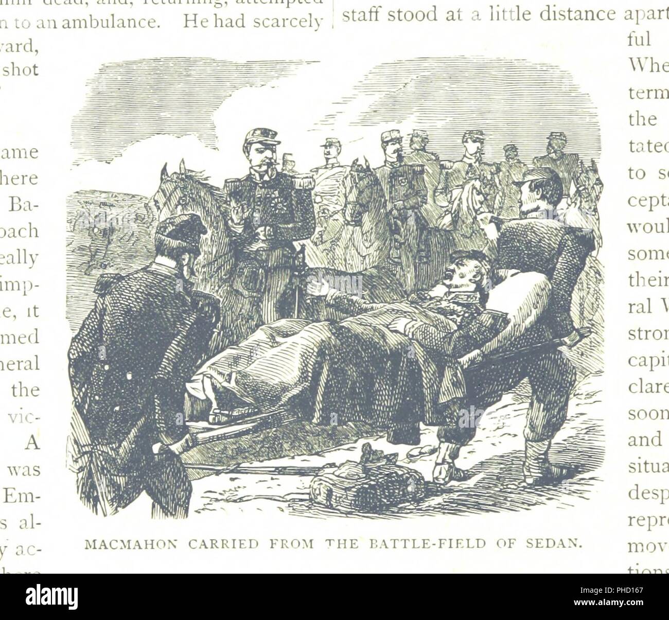 Libre à partir de la page 114 de "l'histoire de l'Cassell guerre entre la France et l'Allemagne". Banque D'Images