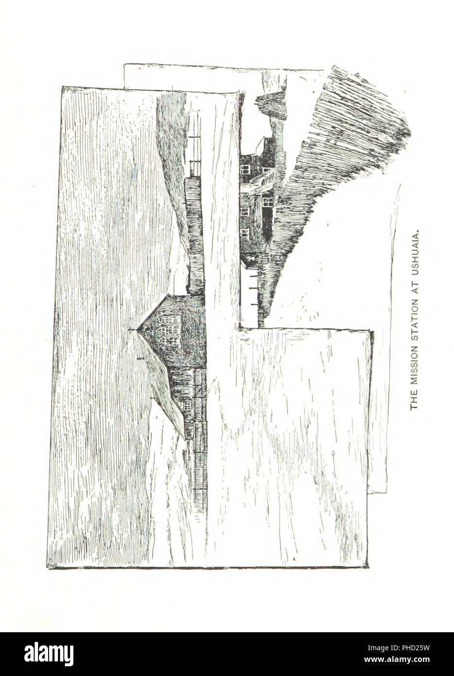 Libre à partir de la page 123 de "l'or des mottes du Cap Horn. Une étude de la vie de la Terre de Feu et Patagonie . L'Illustre' . Banque D'Images