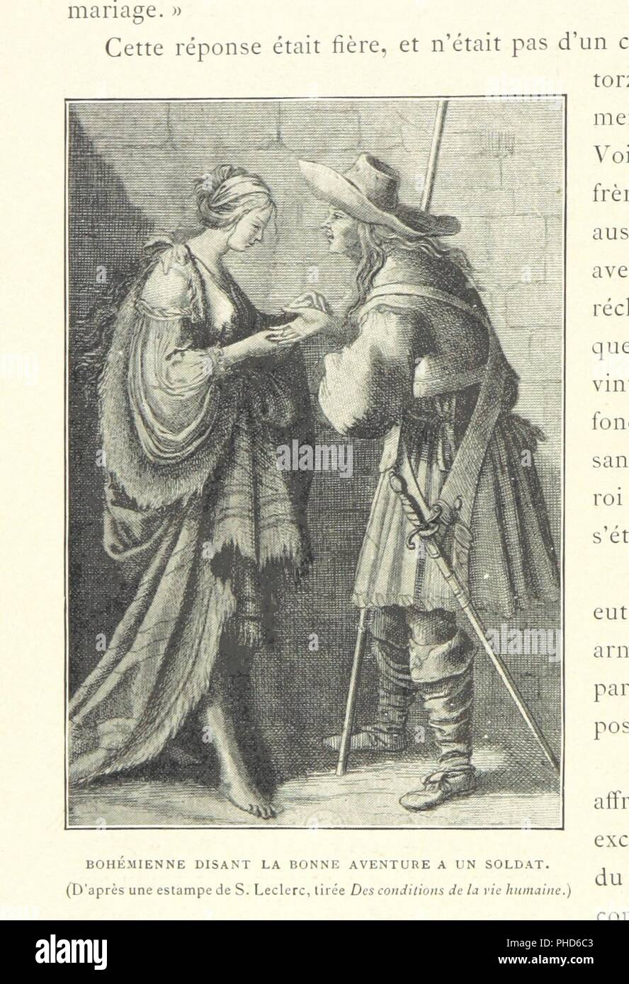 Libre à partir de la page 164 de "Le grand siècle. Louis XIV. Les arts, les idées, etc. [de plaques.]' . Banque D'Images