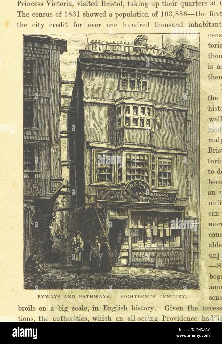 Libre à partir de la page 36 de "Grande Bristol. Par moindre Columbus. [Avec illustrations.]' . Banque D'Images