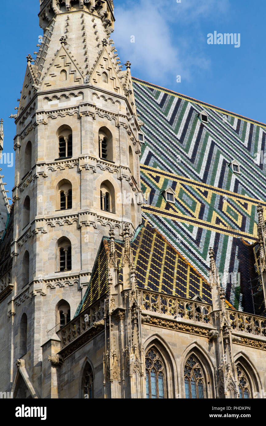 Cathédrale Saint Etienne Vienne Banque D'Images