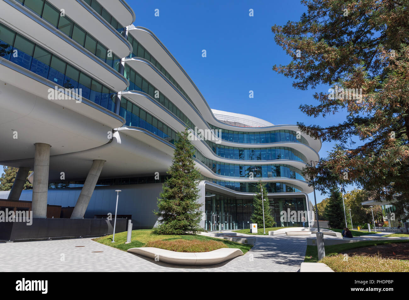 Centrale d'Apple & Wolfe Campus (AC3), Sunnyvale, Californie Banque D'Images